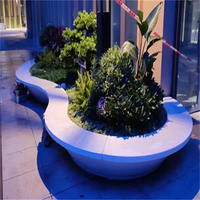 戶外廣場GRC樹池坐凳藝術(shù)景觀坐凳飾紀(jì)上品廣東GRC構(gòu)件